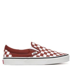 Tenisówki Vans. Czerwone trampki Vans, bez wzorów, bez zapięcia. Za 339,99 zł.