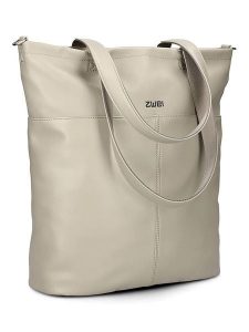 Zwei Torebka "M145" w kolorze szarym - 35 x 37 x 15 cm rozmiar: onesize. Szare shopper bag Zwei, bez wzorów, z materiału, na ramię, bez dodatków. Za 179,22 zł.