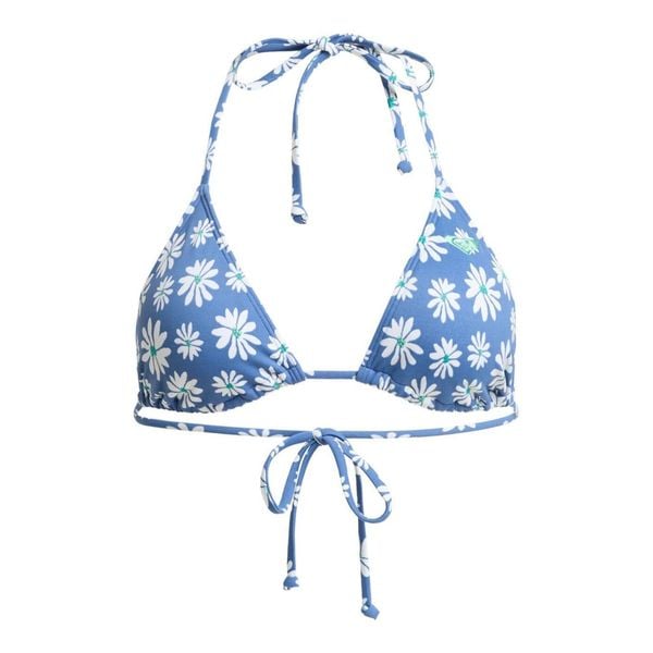 Trójkątny stanik bikini dla Kobiety PRINTED ESSENTIALS TIKI TRI Niebieski. Niebieskie bikini Roxy, bez wzorów, z elastanu. Za 129,99 zł.