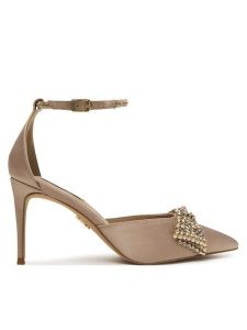 Steve Madden Szpilki Last Dance 11005297 Beżowy. Brązowe szpilki Steve Madden, bez wzorów, z materiału, bez obcasa. Za 599,99 zł.