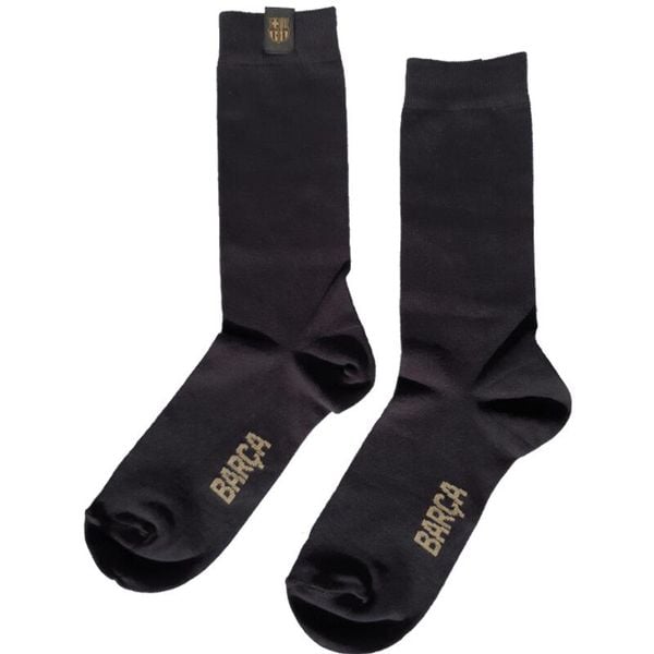 Skarpetki unisex Barcelona premium. Czarne skarpetki FC BARCELONA, bez wzorów. W wyprzedaży za 87,11 zł.