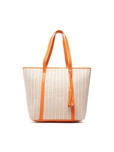 DeeZee Torebka MDS-D-061-25-01 Beżowy. Brązowe shopper bag DeeZee, bez wzorów, z tworzywa sztucznego, bez dodatków. Za 83,98 zł.