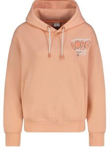 Sublevel Bluza w kolorze brzoskwiniowym rozmiar: XS. Pomarańczowe bluzy Sublevel, xs, bez wzorów, z kapturem. Za 79,03 zł.