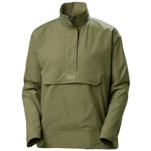 Damska kurtka wodoodporna Helly Hansen Escape. Zielone kurtki Helly Hansen, bez wzorów, bez kaptura. Za 383,00 zł.