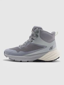 4F Wysokie buty trekkingowe SPEED HIKER z membraną damskie - szare 39. Szare buty trekkingowe 4f, z gumy, bez zapięcia. W wyprzedaży za 279,99 zł.