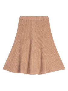 Perfect Cashmere Kaszmirowa spódnica "Shaw" w kolorze beżowym rozmiar: M. Brązowe spódnice Perfect Cashmere, m, bez wzorów, z kaszmiru, midi. Za 300,21 zł.