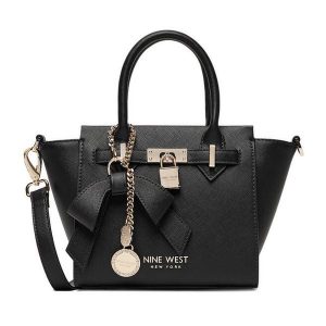 Torebka Nine West. Czarne torebki klasyczne Nine West, bez wzorów, bez dodatków. Za 329,99 zł.