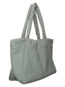 MOSS COPENHAGEN Skórzany shopper bag w kolorze miętowym - 45 x 35 x 20 cm rozmiar: onesize. Zielone shopper bag Moss Copenhagen, bez wzorów, z materiału, na ramię, bez dodatków. Za 157,32 zł.