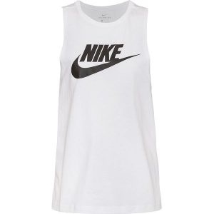 Nike Top w kolorze białym rozmiar: XS. Białe topy Nike, xs, bez wzorów, z bawełny, bez kołnierzyka, bez ramiączek. Za 87,19 zł.