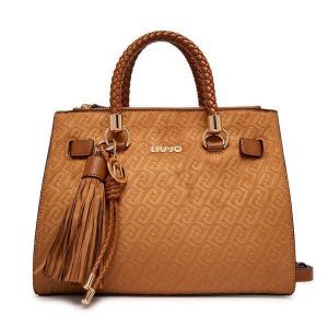 Torebka Liu Jo. Brązowe torebki klasyczne Liu Jo, bez wzorów, bez dodatków. Za 639,99 zł.