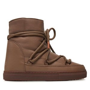 Śniegowce Inuikii. Brązowe buty zimowe Inuikii, bez obcasa, bez zapięcia. Za 989,99 zł.