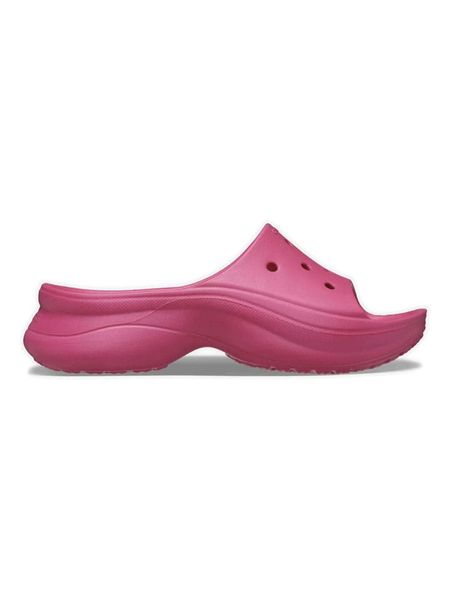 Crocs Klapki "Bae" w kolorze różowym rozmiar: 41/42. Różowe klapki Crocs, bez wzorów, z otwartym noskiem, bez obcasa. Za 164,95 zł.