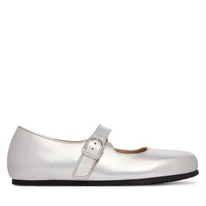 Baleriny Birkenstock. Szare balerinki Birkenstock, bez wzorów, bez obcasa, bez zapięcia. Za 476,99 zł.