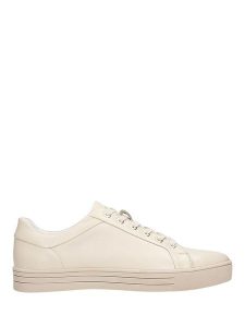 Wojas Skórzane sneakersy w kolorze beżowym rozmiar: 38. Brązowe trampki Wojas, bez wzorów, ze skóry, bez zapięcia. Za 281,10 zł.