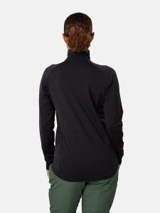 KARI TRAA Bluza polarowa "Evelyn" w kolorze czarnym rozmiar: XL. Czarne bluzy Kari Traa, xl, bez wzorów, z polaru, bez kaptura. Za 250,94 zł.