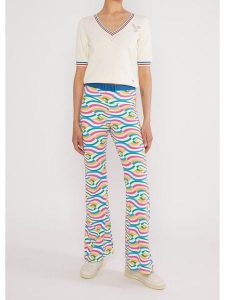 Blutsgeschwister Legginsy sportowe "Dancing Jazzhappy" ze wzorem rozmiar: S. Legginsy Blutsgeschwister, bez wzorów, z materiału, z podwyższonym stanem. Za 143,22 zł.