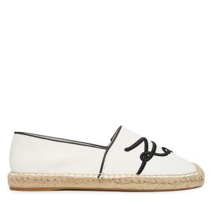 Espadryle KARL LAGERFELD. Białe espadryle KARL LAGERFELD, bez wzorów, bez obcasa. Za 659,99 zł.