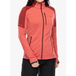 Bluza polarowa damska Vaude Elope Fleece Jacket II. Czerwone bluzy Vaude, m, bez wzorów, z polaru, bez kaptura. Za 398,99 zł.