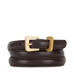 Pasek Damski GINO ROSSI. Brązowe paski Gino Rossi, bez wzorów. Za 99,99 zł.