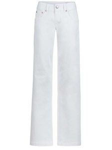 Herrlicher Dżinsy "Edna" - Straight fit - w kolorze białym rozmiar: W30/L32. Białe jeansy Herrlicher, bez wzorów. Za 219,60 zł.