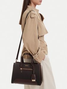 MEXX Torebka CEO-MEXX-S-006-10 Brązowy ciemny. Brązowe torebki klasyczne Mexx, bez wzorów, ze skóry, bez dodatków. Za 299,99 zł.