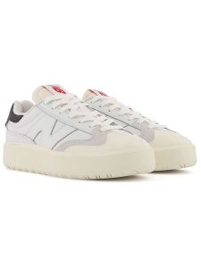 New Balance Skórzane sneakersy "302" w kolorze białym rozmiar: 40,5. Białe trampki New Balance, bez wzorów, z materiału, bez zapięcia. Za 421,67 zł.