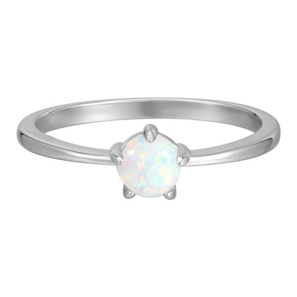 Rafaela Donata Pierścionek Srebro wysokiej próby Srebrny Pierścionki 1 ct Damski. Szare pierścionki Rafaela Donata, z opalem, srebrne. Za 189,99 zł.