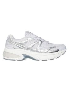 Skechers Sneakersy "Skechers Shadow" w kolorze srebrno-białym rozmiar: 41. Białe trampki Skechers, bez wzorów, z materiału, bez zapięcia. Za 239,99 zł.