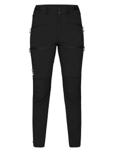 Haglöfs Spodnie funkcyjne "Rugged" w kolorze czarnym rozmiar: 38. Czarne spodnie dresowe Haglöfs, bez wzorów, z materiału, outdoorowe. Za 478,62 zł.