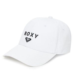 Czapka z daszkiem Roxy. Białe czapki Roxy, bez wzorów. Za 79,99 zł.