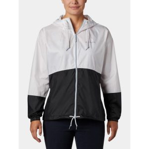Kurtka wiatrówka damska Columbia Flash Forward II Windbreaker. Białe kurtki Columbia, s, bez wzorów, z softshellu, bez kaptura. Za 161,99 zł.