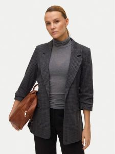 Vero Moda Marynarka Fryd 10331949 Szary Regular Fit. Szare marynarki i żakiety Vero Moda, bez wzorów, z syntetyku. Za 219,99 zł.