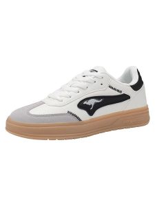 Kangaroos Sneakersy "K-GW Heaven OG" w kolorze biało-szarym rozmiar: 42. Białe trampki KangaROOS, bez wzorów, bez zapięcia. Za 158,10 zł.