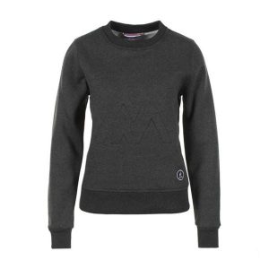 Damska bluza polarowa Peak Mountain. Szare bluzy Peak Mountain, bez wzorów, z dresówki, bez kaptura. W wyprzedaży za 183,00 zł.