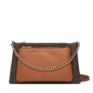 Torebka MICHAEL Michael Kors. Brązowe torebki klasyczne MICHAEL Michael Kors, bez wzorów, bez dodatków. Za 629,99 zł.