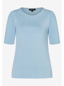 More & More Koszulka w kolorze błękitnym rozmiar: 34. Niebieskie bluzki More & More, bez wzorów, bez kołnierzyka, bez ramiączek. Za 48,05 zł.