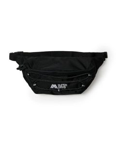 Superdry Outdoor nerka lekka z odblaskowym sznurkiem – Black. Czarne nerki i saszetki Superdry, bez wzorów, z nylonu. Za 118,45 zł.