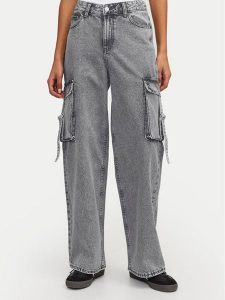 JJXX Jeansy Tokyo 12267831 Szary Wide Leg. Szare jeansy JJXX, bez wzorów, z bawełny. Za 179,99 zł.