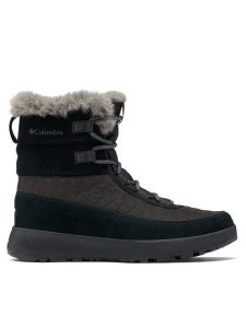Columbia Śniegowce Slopeside Peak Luxe 2104991 Czarny. Czarne buty zimowe Columbia, ze skóry, bez obcasa, bez zapięcia. Za 439,99 zł.