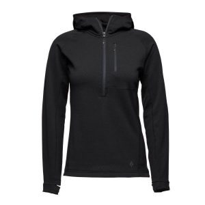 Black Diamond Bluza Damska Sportowa Coefficient Ap7524320002. Czarne bluzy Black Diamond, na zimę, l, bez wzorów, bez kaptura. Za 316,99 zł.