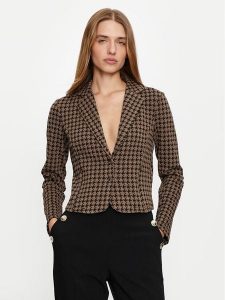 Fransa Marynarka Noreen 20614443 Brązowy Slim Fit. Brązowe marynarki i żakiety Fransa, xl, bez wzorów, z syntetyku. Za 259,99 zł.