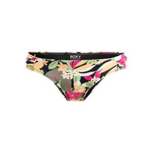 Dół bikini o średnim rozmiarze dla Kobiety PRINTED BEACH CLASSICS Czarny. Czarne bikini Roxy, bez wzorów, z elastanu. Za 149,00 zł.