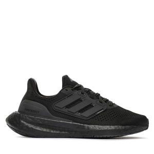 Buty do biegania adidas. Czarne buty sportowe ADIDAS, bez wzorów, bez zapięcia, do biegania. Za 389,99 zł.