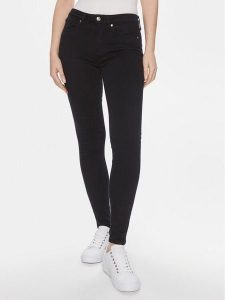 Tommy Hilfiger Jeansy WW0WW41295 Granatowy Skinny Fit. Niebieskie jeansy TOMMY HILFIGER, bez wzorów, z bawełny. Za 469,99 zł.