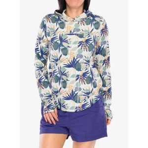 Bluza z kapturem damska Kavu Sunshade Hoodie. Brązowe bluzy KAVU, l, bez wzorów, z kapturem. Za 314,99 zł.