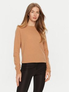 ViCOLO Sweter 22044S Brązowy Regular Fit. Brązowe swetry klasyczne ViCOLO, l, z kaszmiru, bez kołnierzyka. Za 239,99 zł.