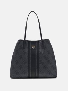 Guess Torebka 181360 Czarny. Czarne shopper bag Guess, z aplikacjami, bez dodatków. Za 689,99 zł.