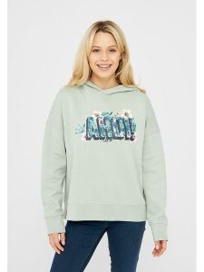 Derbe Bluza w kolorze jasnozielonym rozmiar: M. Zielone bluzy Derbe, m, bez wzorów, z bawełny, z kapturem. Za 166,88 zł.