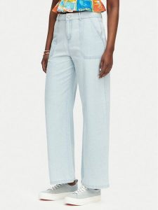 Roxy Jeansy Seaside View ERJDP03308 Niebieski Straight Leg. Niebieskie jeansy Roxy, bez wzorów, z bawełny. Za 339,99 zł.