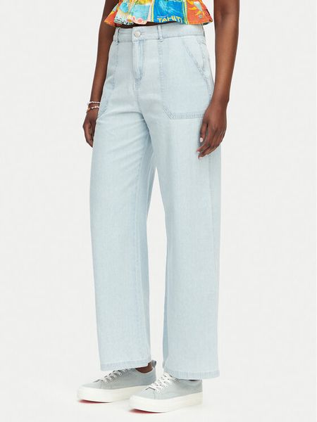 Roxy Jeansy Seaside View ERJDP03308 Niebieski Straight Leg. Niebieskie jeansy Roxy, bez wzorów, z bawełny. Za 339,99 zł.